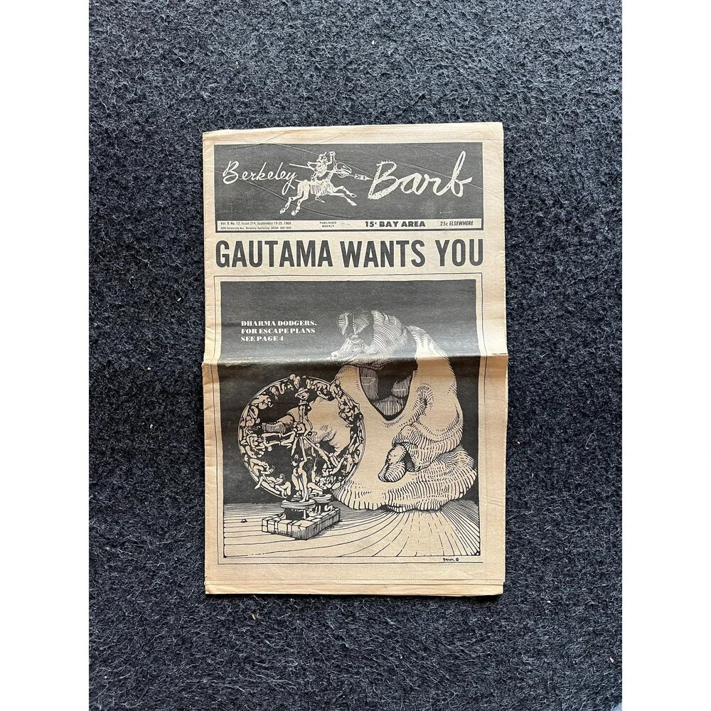 1970s Berkeley Bark CounterCulture, Black Panther Party, Underground Newspaper,